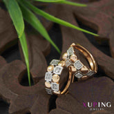 Gold Plated Multi Geometrical Shaped Xuping Earring